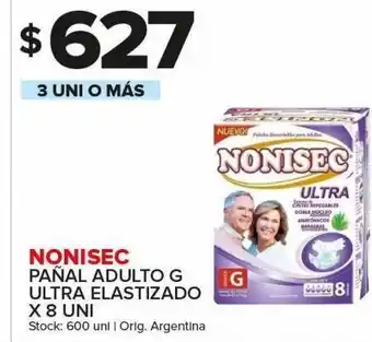 Carrefour Maxi Pañales para adultos nonisec x 8 uni oferta