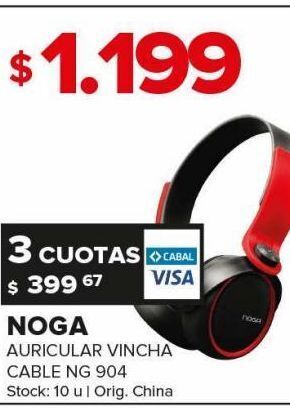 Carrefour Maxi Auricular vincha noga oferta