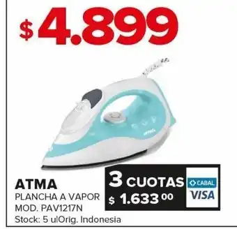 Carrefour Maxi Plancha de vapor atma oferta