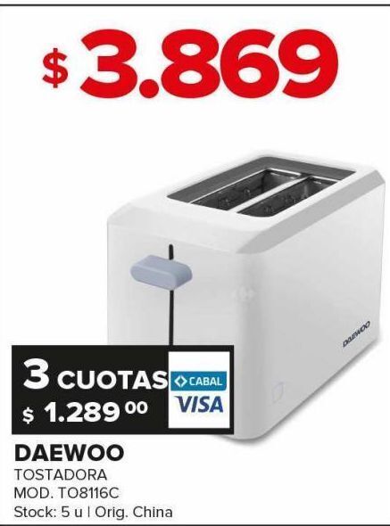 Carrefour Maxi Tostadora daewoo oferta