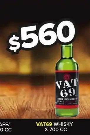 Carrefour Maxi Whisky vat 69 x 700 cc oferta