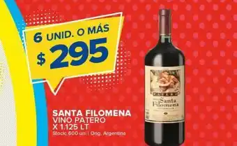 Carrefour Maxi Vino santa filomena x 1.125 lt oferta