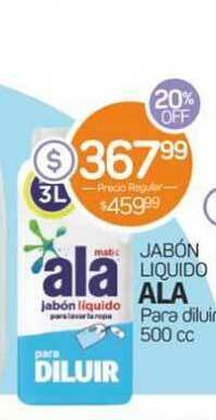 Alvear Ala Jabón Liquido Para Diluir 500cc oferta
