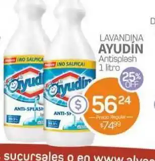 Alvear Ayudín Lavandina Antisplash 1lt oferta