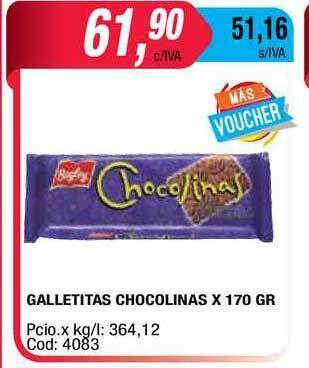 Maxiconsumo Galletitas Chocolinas x 170gr oferta
