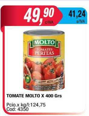 Maxiconsumo Tomate Molto x 400grs oferta