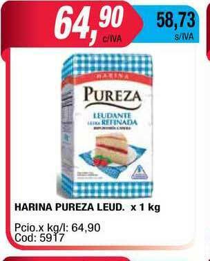 Maxiconsumo Harina Pureza Leud. x 1kg oferta