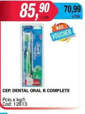 Maxiconsumo Oral B Cep. Dental Complete oferta