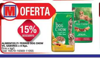 Maxiconsumo Alimentos P-perros Dog Chow Vs. Sabores oferta