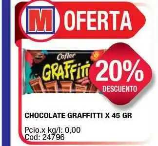 Maxiconsumo Chocolate Graffitti oferta