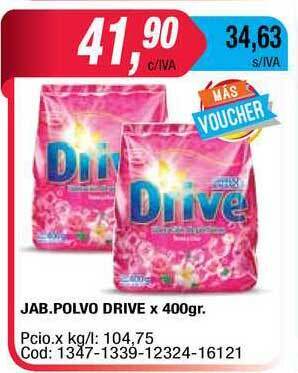 Maxiconsumo Jab. Polvo Drive x 400gr oferta