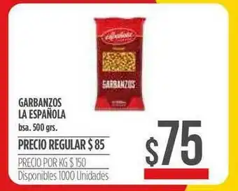 Supermercados Vea Garbanzos La Española 500grs oferta