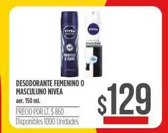 Supermercados Vea Desodorante Femenino O Masculino Nivea 150ml oferta