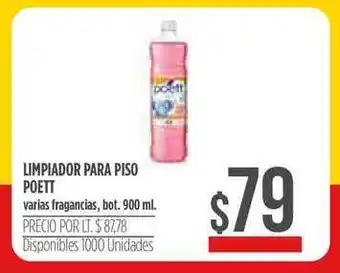 Supermercados Vea Poett Limpiador Para Piso 900ml oferta