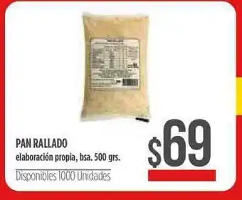 Supermercados Vea Pan Rallado 500grs oferta
