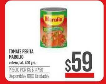 Supermercados Vea Tomate Perita Marolio 400grs oferta