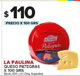 Carrefour Maxi Queso la paulina x 100g oferta