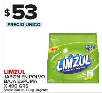 Carrefour Maxi Jabón en polvo limzul x 400g oferta