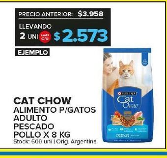 Carrefour Maxi Alimento para gatos cat chow x 8kg oferta