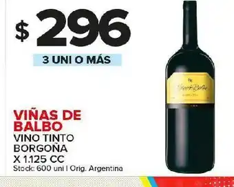 Carrefour Maxi Vino tinto viñas de balbo x 1.125cc oferta