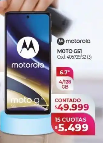 Naldo Lombardi Celular moto g51 oferta