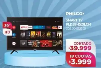 Naldo Lombardi Smart tv philco 39" hd oferta