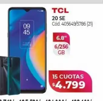 Naldo Lombardi Celular tcl 20 se x 15 cuotas oferta