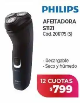Naldo Lombardi Afeitadora philips x 12 cuotas oferta