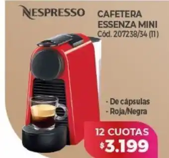 Naldo Lombardi Cafetera nespresso x 12 cuotas oferta
