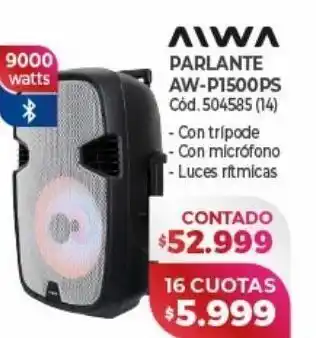 Naldo Lombardi Parlante aw-p1500 ps aiwa oferta