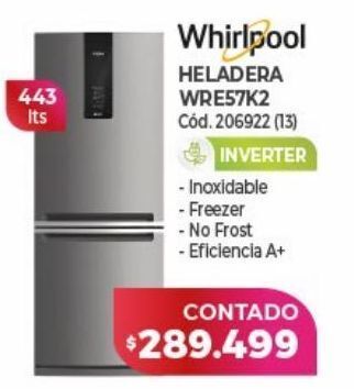 Naldo Lombardi Heladera whirlpool oferta