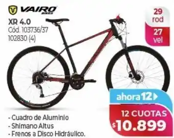 Naldo Lombardi Bicicleta vairo x 12 cuotas oferta