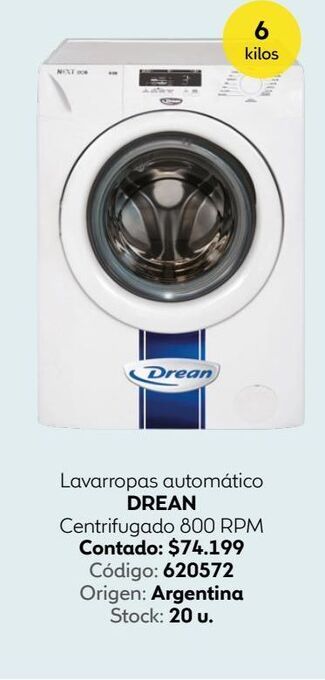Coppel Lavarropas automático drean oferta