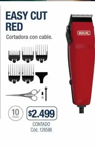 Corta pelo wahl easy cut roja