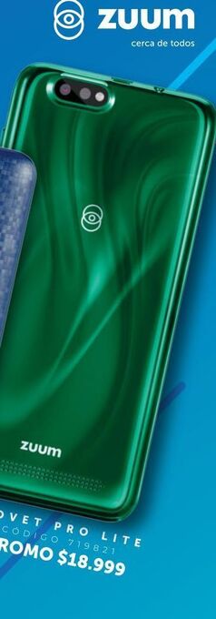 Coppel Celular zuum covet pro lite verde 2gb 32gb 3g oferta