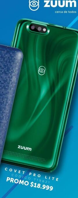 Coppel Celular zuum covet pro lite verde 2gb 32gb 3g oferta