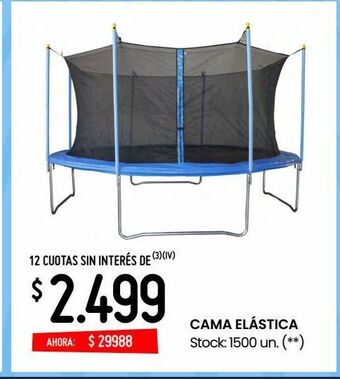 Changomas Cama elástica oferta