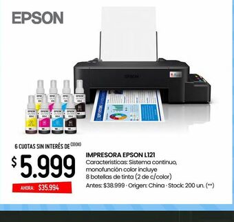 Changomas Impresoras epson oferta