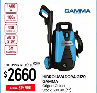 Changomas Hidrolavadora gamma oferta
