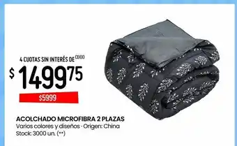 Changomas Acolchado microfibra 2 plazas oferta
