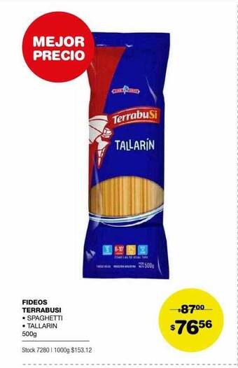 Atomo Conviene Fideos Terrabusi oferta