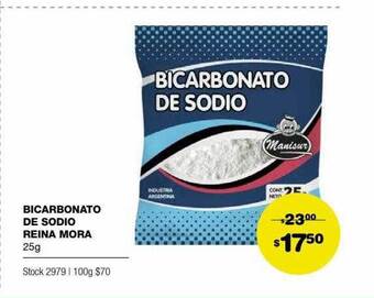 Atomo Conviene Bicarbonato De Sodio Reina Mora oferta