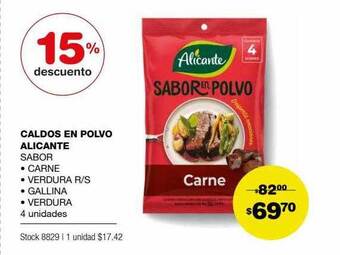 Atomo Conviene Caldos En Polvo Alicante 15% Descuento oferta