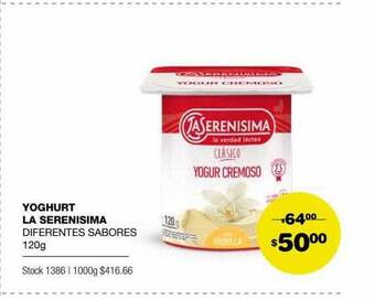 Atomo Conviene Yoghurt La Serenisima oferta