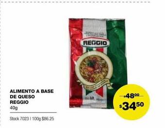 Atomo Conviene Alimento A Base De Queso Reggio oferta