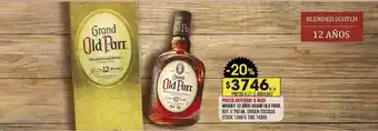 Coto Whisky 12 Años Grand Old Parr oferta