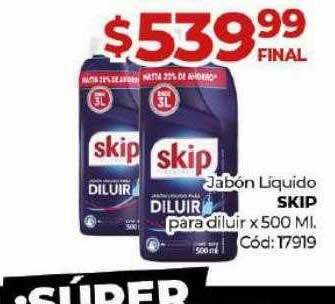 Diarco Jabón Liquido Skip oferta