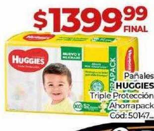 Diarco Pañales Huggies Triple Protección Ahorrapack oferta