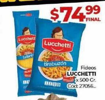 Diarco Fideos Lucchetti oferta