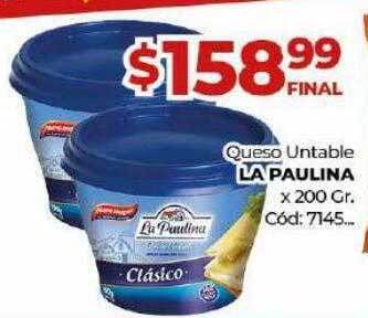 Diarco Queso Untable La Paulina oferta